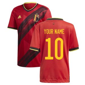 2020-2021 Belgium Home Adidas Football Shirt (Your Name)