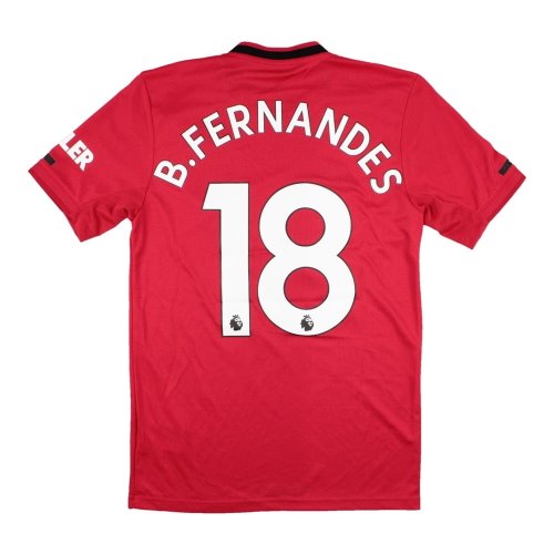 Manchester United 2019-20 Home Shirt (B.Fernandes #18) ((BNWT) XS)