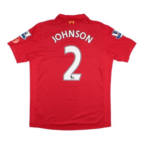 Liverpool 2012-13 Home Shirt (Johnson #2) ((Very Good) M)