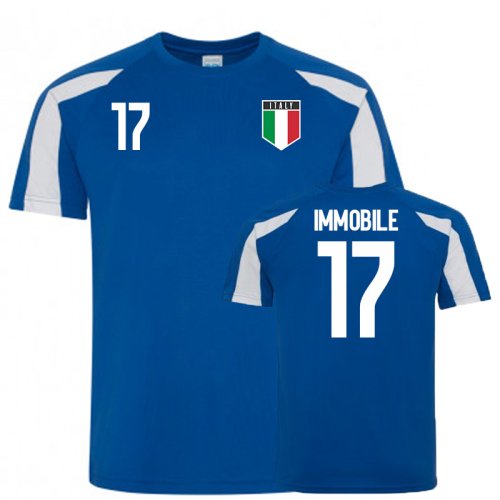 Italy Sports Training Jersey (Immobile 17)