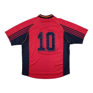 Spain 1998-99 Home Shirt (Raul #10) ((Very Good) XL) Spain 1998-99 Home Shirt (Raul #10) ((Very Good) XL)