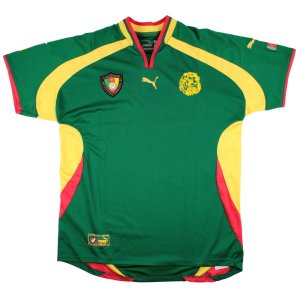Cameroon 2000-02 Home Shirt (XL) (Very Good) Cameroon 2000-02 Home Shirt (XL) (Very Good)