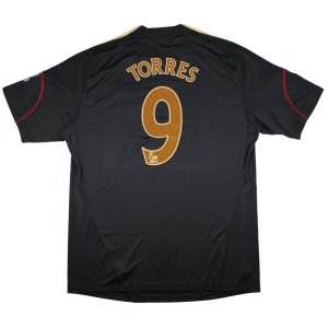 Liverpool 2009-10 Away Shirt (Torres #9) (XXL) (Excellent)