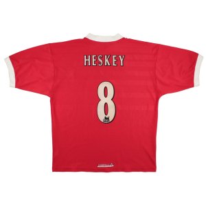 Liverpool 1998-00 Home Shirt (Heskey #8) (L) (Very Good) Liverpool 1998-00 Home Shirt (Heskey #8) (L) (Very Good)