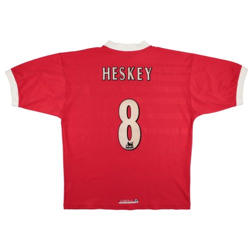 Liverpool 1998-00 Home Shirt (Heskey #8) (L) (Very Good)