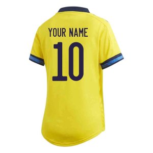 2020-2021 Sweden Home Adidas Womens Shirt