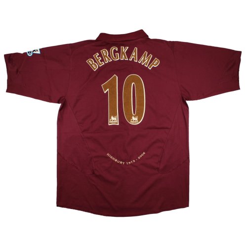 Arsenal 2005-06 Home Shirt (XL) Bergkamp #10 (Excellent)