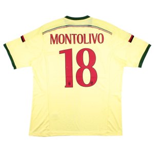 AC Milan 2014-15 Third Shirt (XL) Montolivo #18 (Excellent)