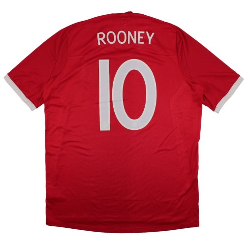 England 2010-11 Away Shirt (L) Rooney #10 (Very Good)