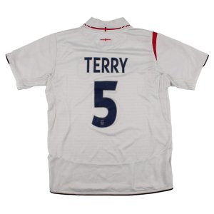 England 2005-2007 Home Shirt (Boys 12-13y) Terry #5 (Fair)