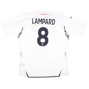 England 2007-09 Home Shirt (XL) Lampard #8 (Fair)