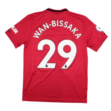 Manchester United 2019-20 Home Shirt (M) Wan Bissaka #29 (Very Good)