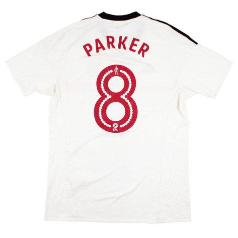 Fulham 2016-17 Home Shirt (M) Parker #8 (Fair)