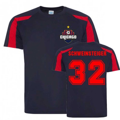 Bastian Schweinsteiger Chicago Sports Training Jersey (Navy)