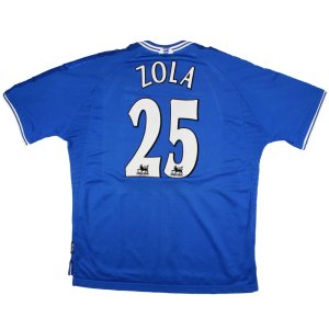 Chelsea 1999-01 Home Shirt (XL) Zola #25 (Excellent) Chelsea 1999-01 Home Shirt (XL) Zola #25 (Excellent)