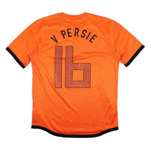 Holland 2012-13 Home Shirt (V.Persie #16) (M) (Very Good)