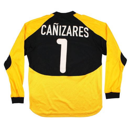 Valencia 2000-01 Goalkeeper Long Sleeve Shirt (Canizares #1) (M) (Very Good)