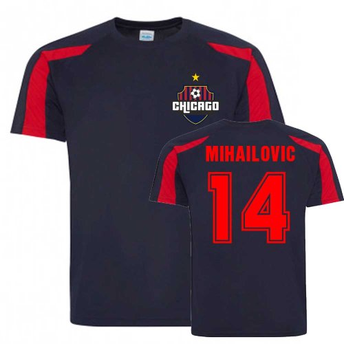 Djordje Mihailovic Chicago Sports Training Jersey (Navy)