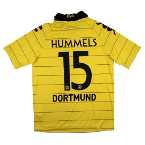 Borussia Dortmund 2010-11 Home Shirt (L) Hummels #15 (Very Good)