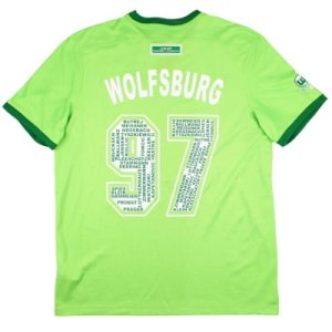 Wolfsburg 2016-17 Home Shirt (Wolfsburg #97) (L) (Excellent)