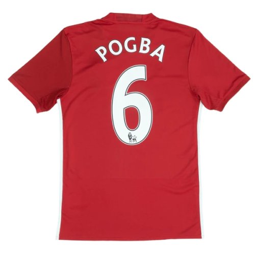 Manchester United 2016-17 Home Shirt (Pogba #6) (S) (Good)