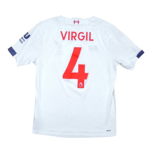 Liverpool 2019-20 Away Shirt (S) Virgil #4 (Good)