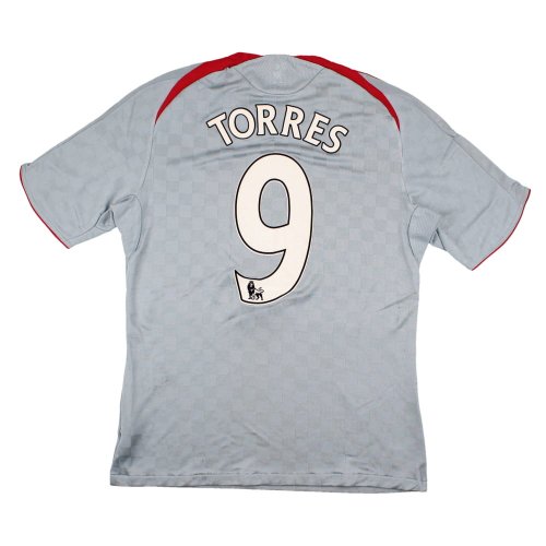 Liverpool 2008-09 Away Shirt (M) Torres #9 (Fair)