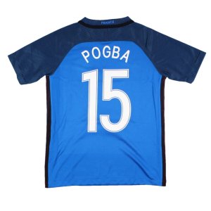 France 2016-17 Home Shirt (SB) Pogba #15 (Excellent)