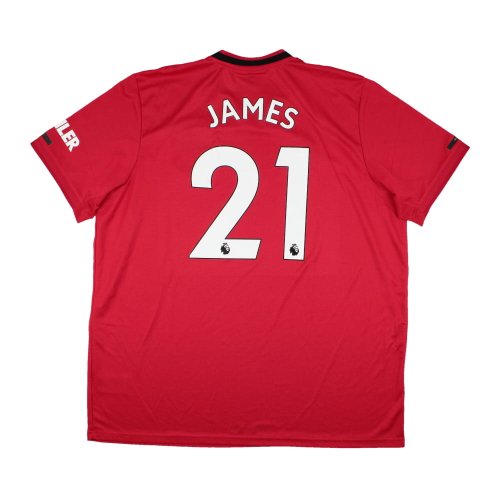 Manchester United 2019-20 Home Shirt (XXL) James #21 (Excellent)