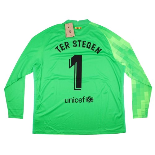 Barcelona 2021-22 GK Away Long Sleeve Shirt (ter Stegen #1) (2XL) (Mint)