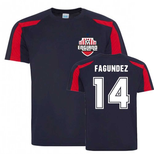 Diego Fagundez New England Sports Training Jersey (Navy)