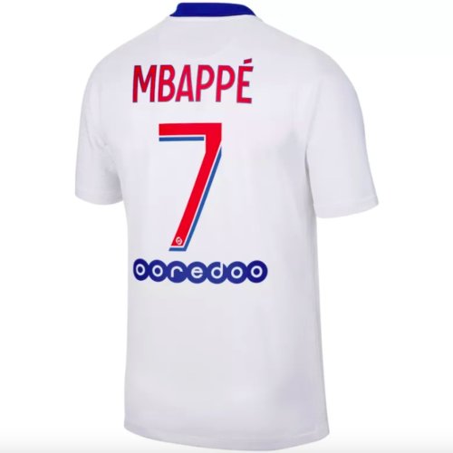 PSG 2020-21 Away Shirt (L) Mbappe #7 (Excellent)