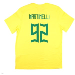 Brazil 2023-24 Nike T-Shirt (L) Martinelli #92 (BNWT) Brazil 2023-24 Nike T-Shirt (L) Martinelli #92 (BNWT)