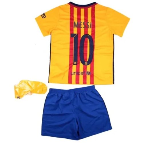 Barcelona 2015-16 Away Mini KIt (XLB) Messi #10 (Excellent)