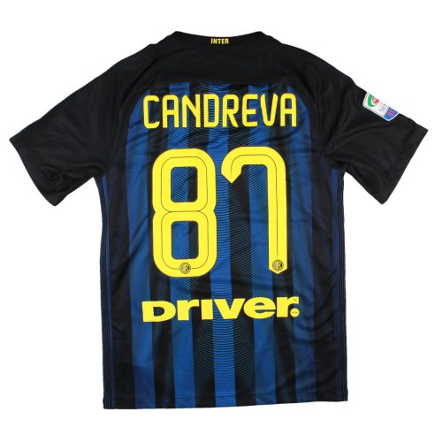 Inter Milan 2016-17 Home Shirt (S) Candreva #87 (BNWT)