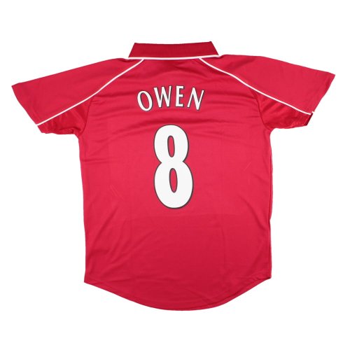 Liverpool 2000-02 Retro Home Shirt (M) Owen #8 (BNWT)