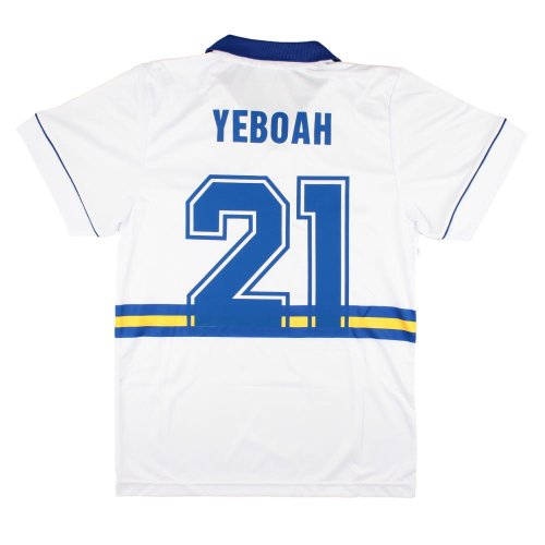 Leeds United 1994 Score Draw Home Shirt (S) Yeboah #21 (BNWT)