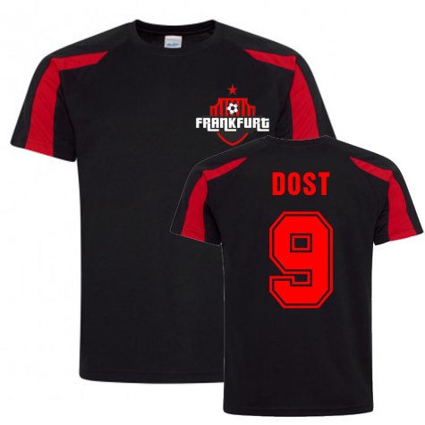 Bas Dost Frankfurt Sports Training Jersey (Black)