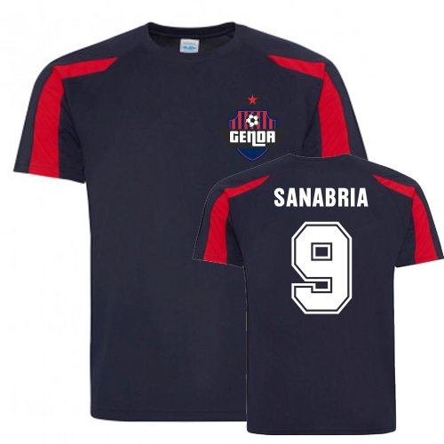 Antonio Sanabria Genoa Sports Training Jersey (Navy)