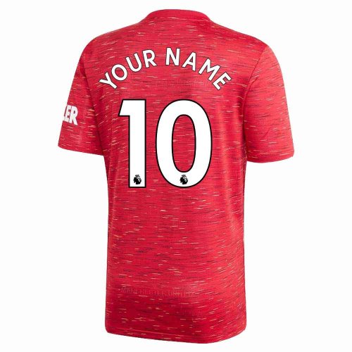 2020-2021 Man Utd Adidas Home Football Shirt (Your Name)