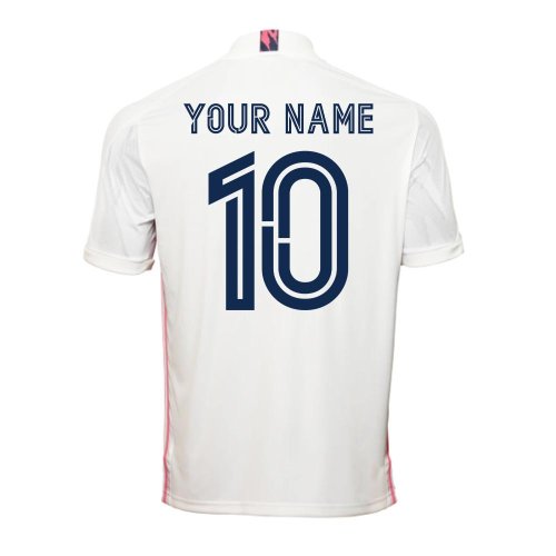 2020-2021 Real Madrid Adidas Home Football Shirt (Your Name)