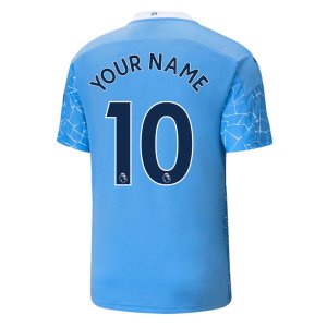 2020-2021 Manchester City Puma Home Football Shirt