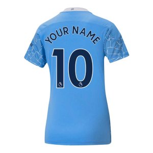 2020-2021 Manchester City Puma Home Ladies Shirt