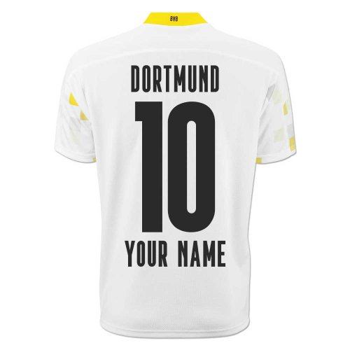 2020-2021 Borussia Dortmund Puma Third Cup Football Shirt (Your Name)