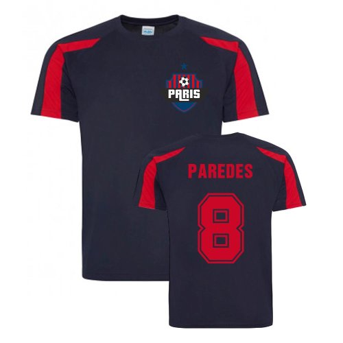 Leandro Paredes Paris Sports Training Jersey (Navy)