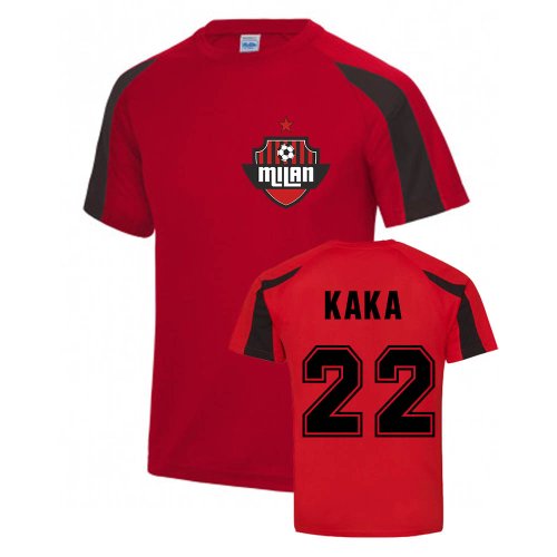 Kaka Milan Sport Training Jersey (Red)