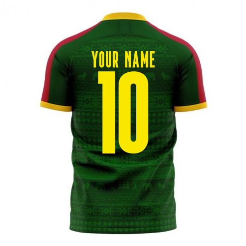 Cameroon 2024-2025 Home Concept Football Kit (Libero) (Your Name)