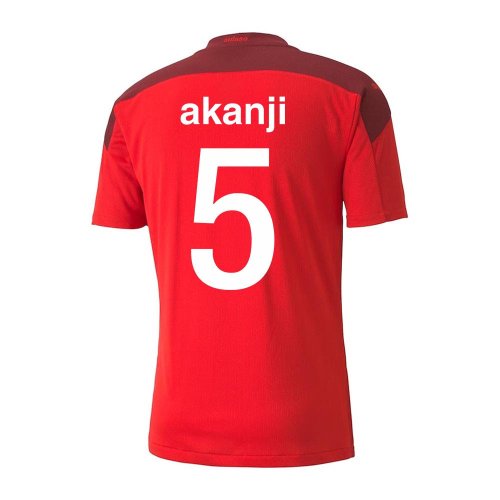 2020-2021 Switzerland Home Puma Football Shirt (Kids) (AKANJI 5)