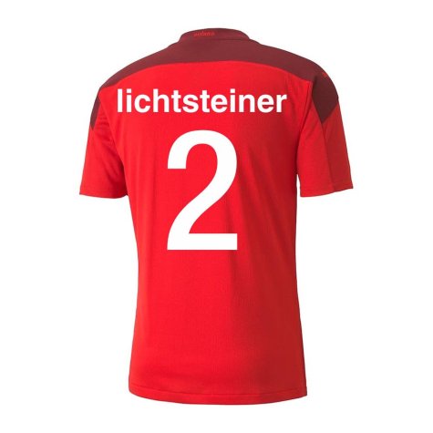 2020-2021 Switzerland Home Puma Football Shirt (Kids) (LICHTSTEINER 2)