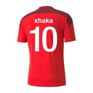 2020-2021 Switzerland Home Puma Football Shirt (Kids) (XHAKA 10)